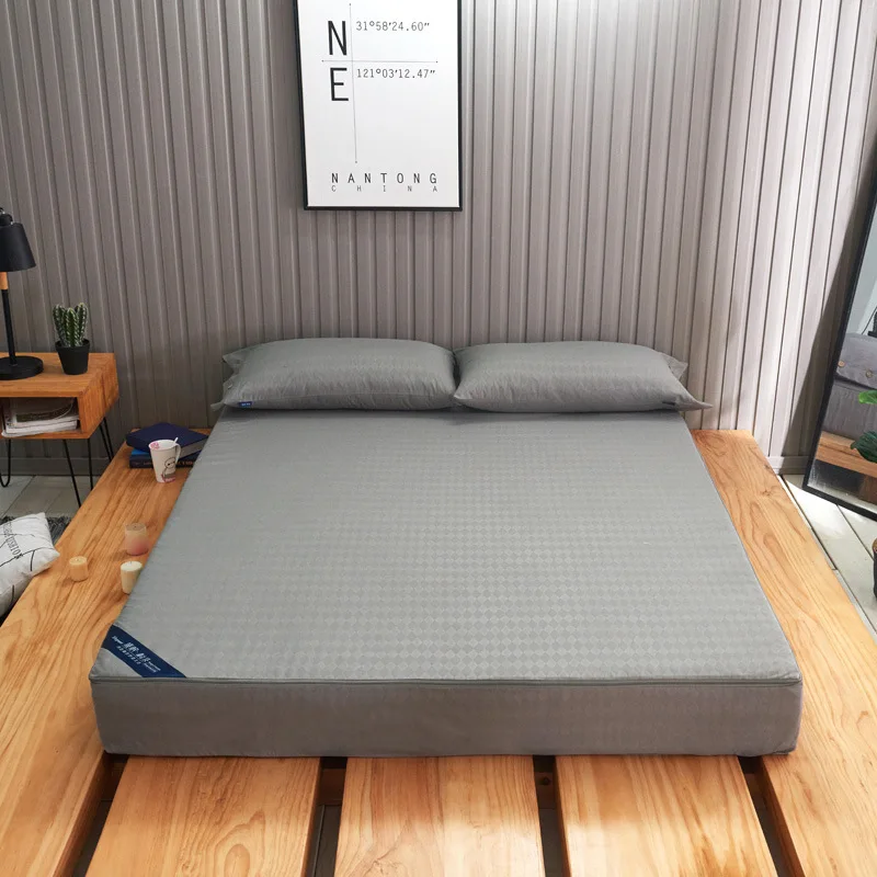 Чехол для матраса на молнии универсальный нескользящий наматрасник с 6 сторон