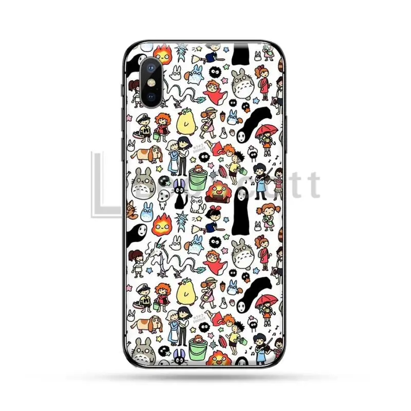 

Cartoon Studio Ghibli Totoro Soft Rubber Phone Cover For iphone 5 5S SE 5C 6 6S 7 8 plus X XS XR 11 PRO MAX