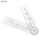OOTDTY Гониометр, угловая медицинская линейка, пластиковые инструменты для ортопедических суставов