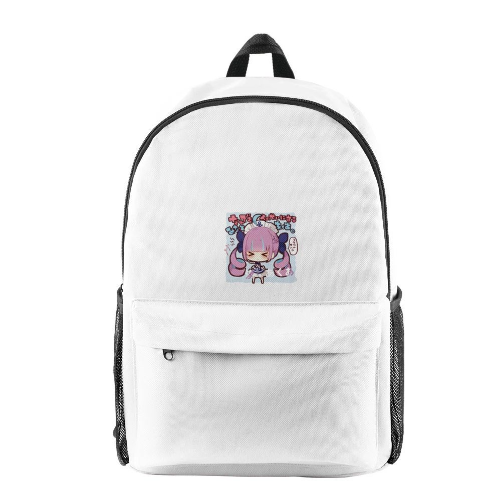 

Harajuku HOLOLIVE minato aqua Student School Bags Youthful Notebook Backpacks 3D Oxford Waterproof Boys/Girls Travel Bags