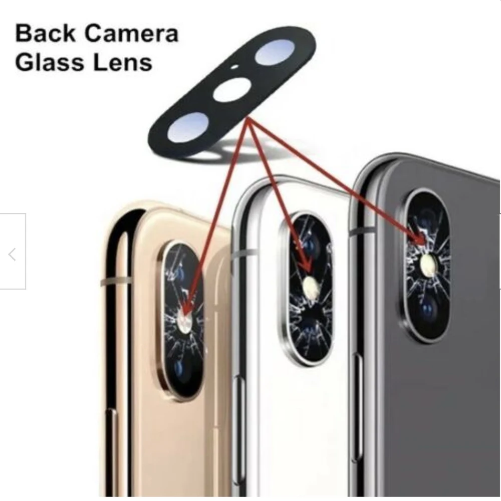 Заднее стекло для Камеры Apple iPhone X XS Max XR 8 7 6s 6S Plus|Объективы мобильных телефонов| |