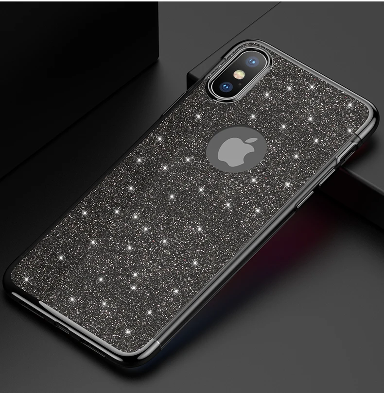 Модный Блестящий чехол для iPhone 5 5S 6 S plus разноцветный мягкий 7 8 X XS XR Max 11 Pro Iphone |