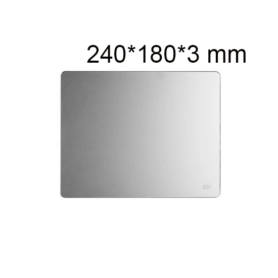 240x180x3 mm Новинка Xiaomi Смарт коврик для мыши Металлический Коврик для мыши тонкий алюминиевый тонкий коврики для компьютерной мыши Матовый для офиса - Цвет: 240x180x3 mm