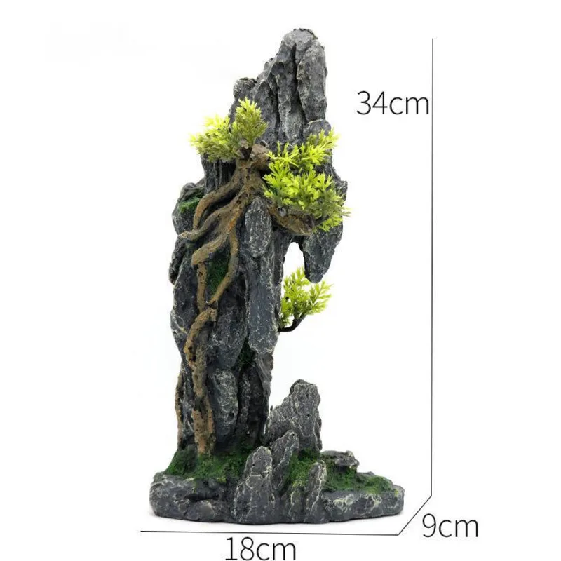 

Super Aquarium Decoration Landscaping Resin Rockery Fish Tank Decoration Ornamental Ornaments Water Landscaping Accessories