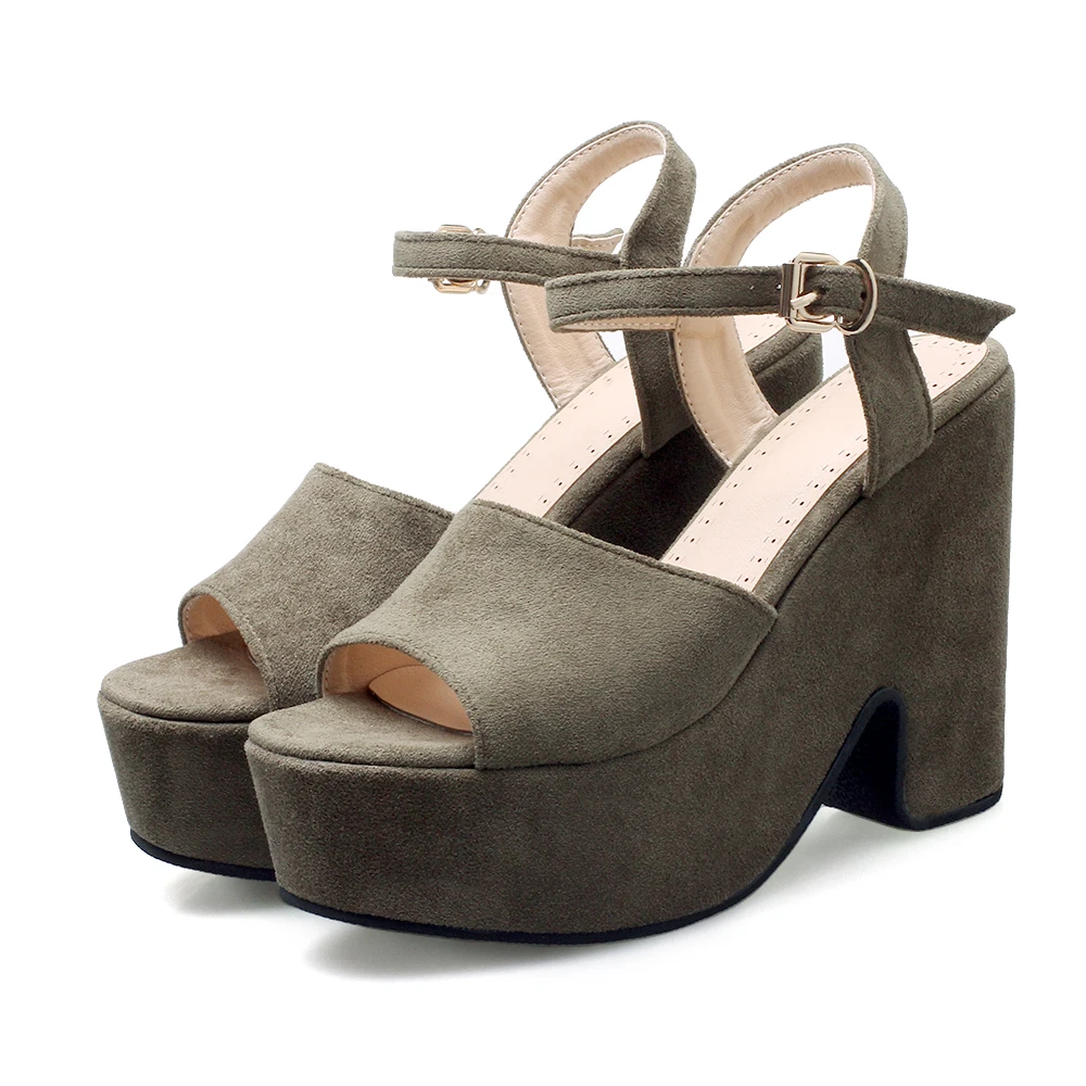 Сандалии женские с открытым носком вельветовые Модные босоножки гладиаторы из