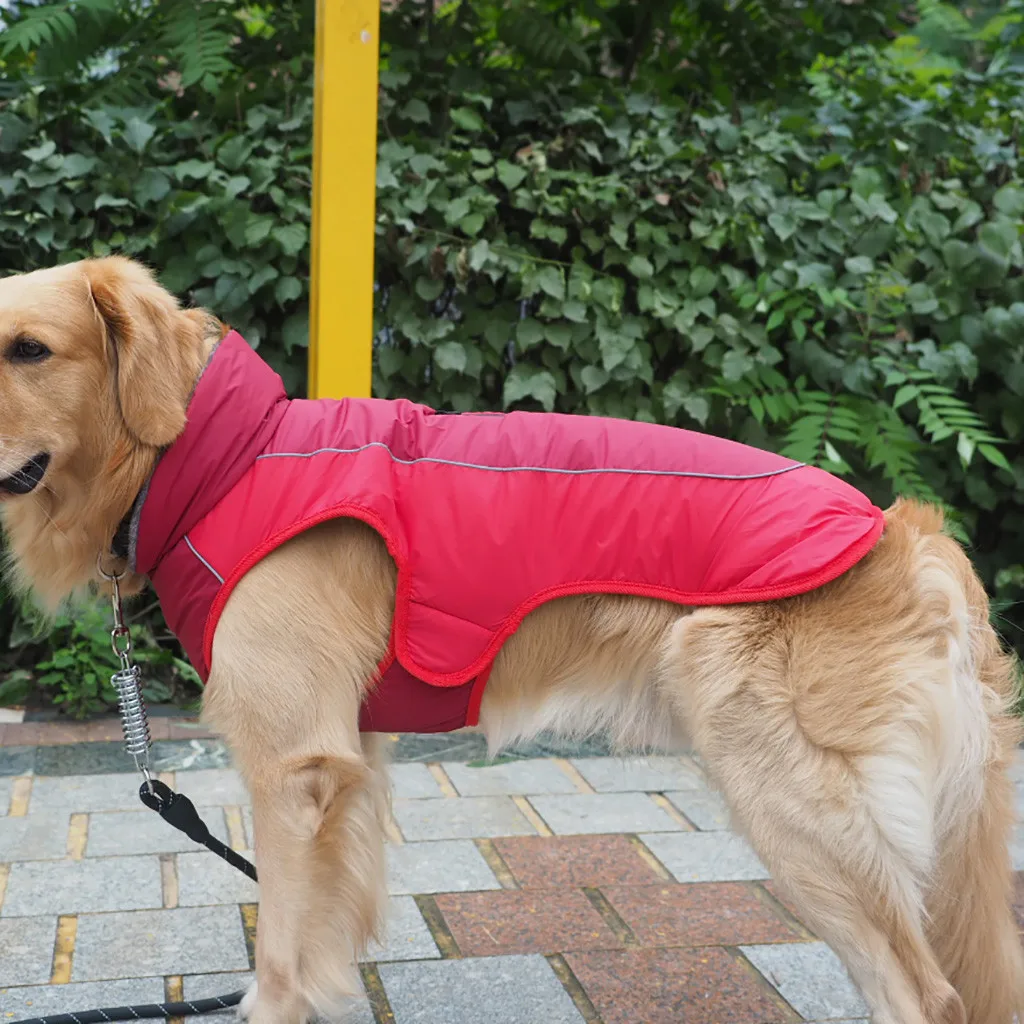 Pet плащ для больших собак водонепроницаемая одежда для больших собак наружное пальто дождь для золотистый Лабрадор-ретривер Хаски большие собаки XS-3XL# U