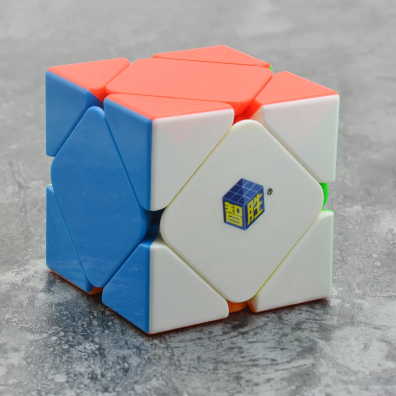 Yuxin маленький магический косой Магический кубик без наклеек 2x2x2 3x3x3 SQ-1 Megaminxed Cube Puzzle для начинающих Zhisheng Cubo Magico Kids