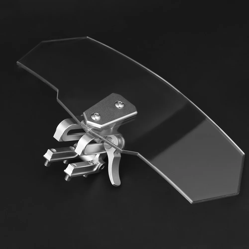 Универсальный прозрачный Регулируемый ветровой экран для мотоцикла