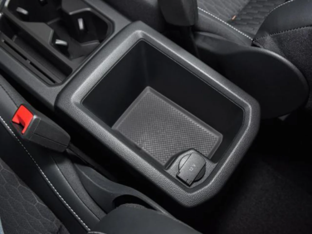 Кожаная Автомобильная центральная консоль подлокотник коробка для Volkswagen VW Tiguan L