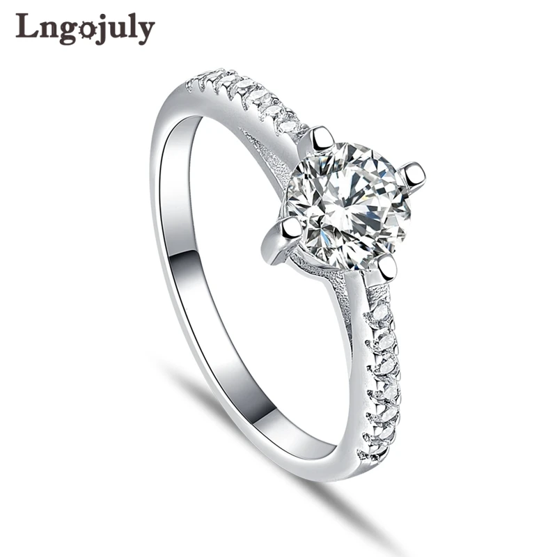 

Изысканные ювелирные изделия кольцо чистый 925 серебряное кольцо циркония Стразы Вечерние свадебные кольца для женская свадебная обувь сер...