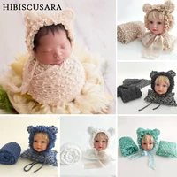 newborn baby photo shoot props accessories strong stretch wraps hat pillow 3pcs sets infant photo clothing costumes swaddle