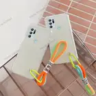 Для Moto G200 G51 G31 G71 5G Capa красочный ремешок, мягкий силиконовый чехол для Moto G60S G50 G60 G100, прозрачный чехол для телефона