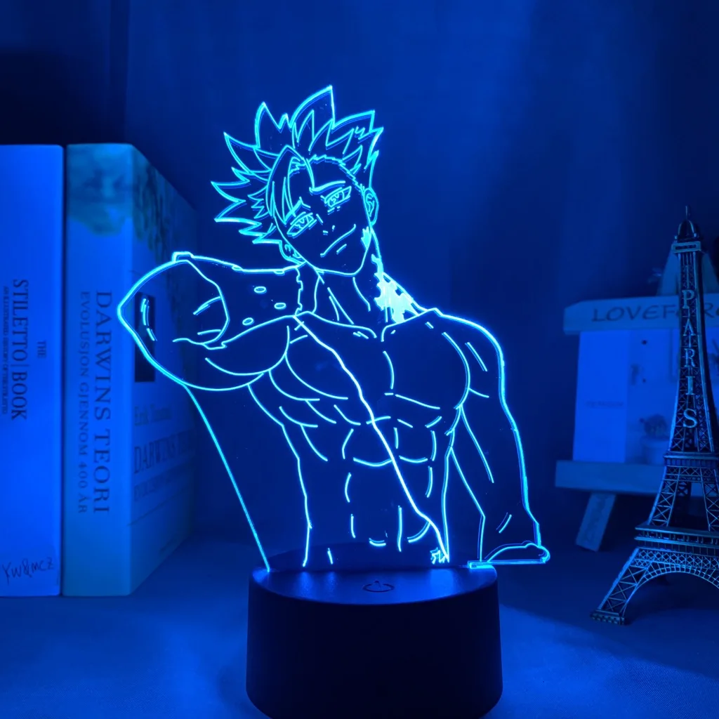 Светодиодный ночсветильник в стиле аниме Семь смертных грехов лампа-бан для