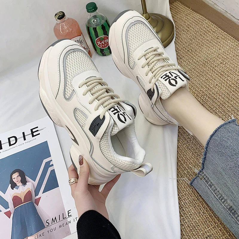 Новинка 2020 года женские кроссовки на платформе INS модная обувь для старого папы