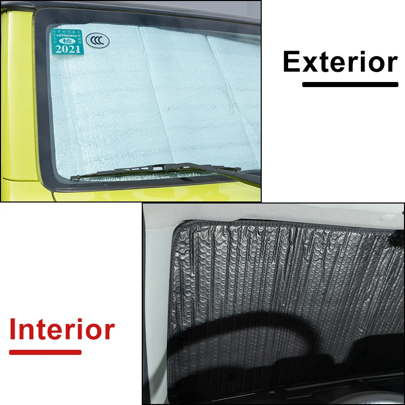 

BAWA Interior Mouldings Windshield Sun Visor Protective Cover Stickers Accessories For Suzuki Jimny 2019 -2020