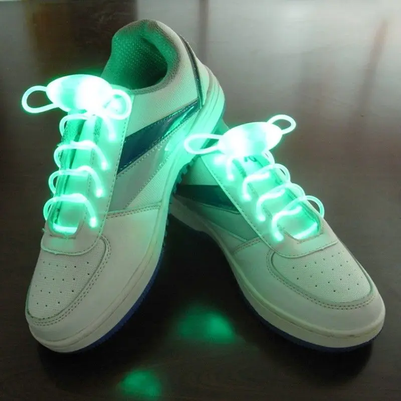 ICOCO 1 пара 80 см Разноцветные неосветодиодный светодиодные светящиеся шнурки для