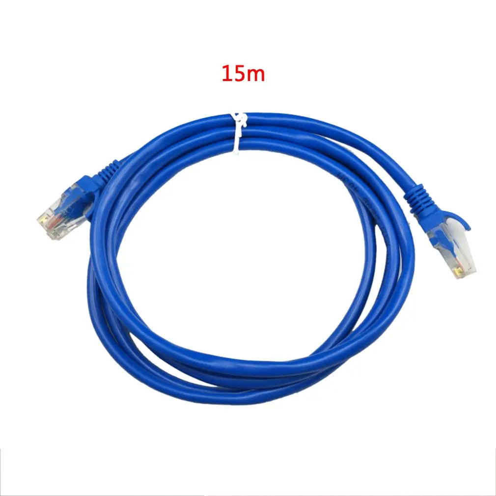 

Ethernet-кабель RJ45, синий сетевой кабель, 100 футов, 5/10/15/20/25/30/50 м, CAT5 CAT5E, стандартный кабель подключения к Интернету