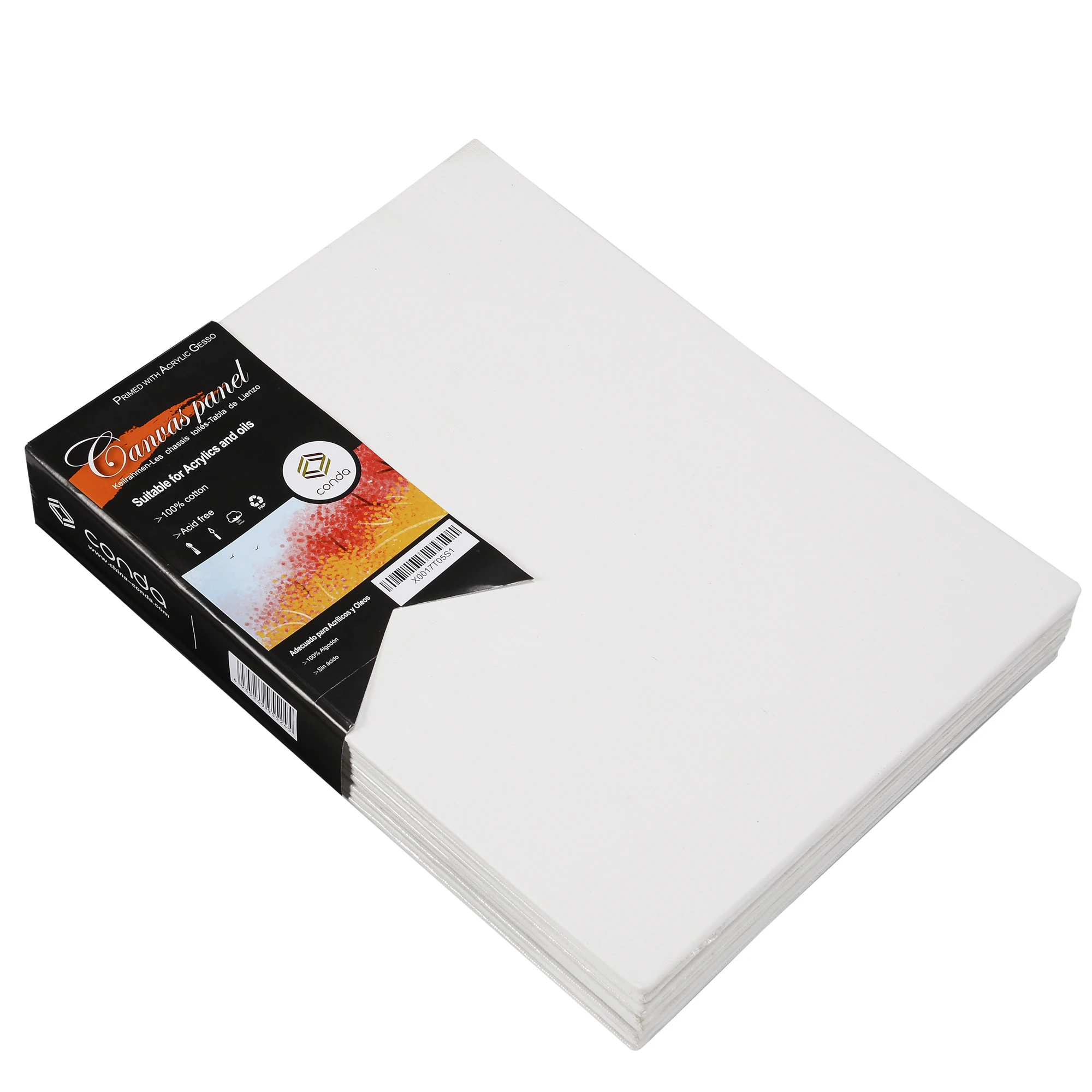 Холщовые панели CONDA 9*12 дюймов набор из 12 высококачественных холщовых досок без