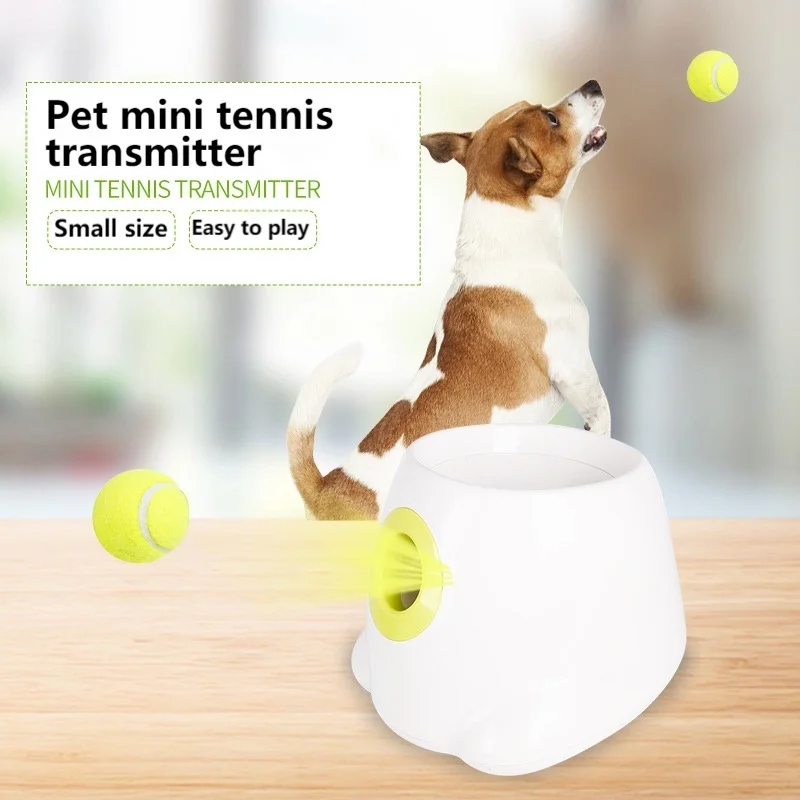 Продажа Игрушка для собак, лаунчер для тенниса, Интерактивная Автоматическая пусковая установка для мячей, устройство для бросания мячей для домаш...