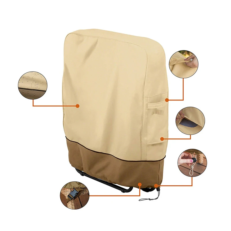 Водонепроницаемый пыленепроницаемый шезлонги 2 цвета размеры 82x93cm|Универсальные