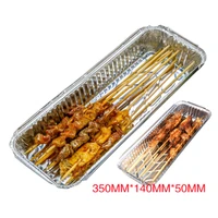 disposable aluminium foil pan barbecue tin packing box baking bread tray food container
