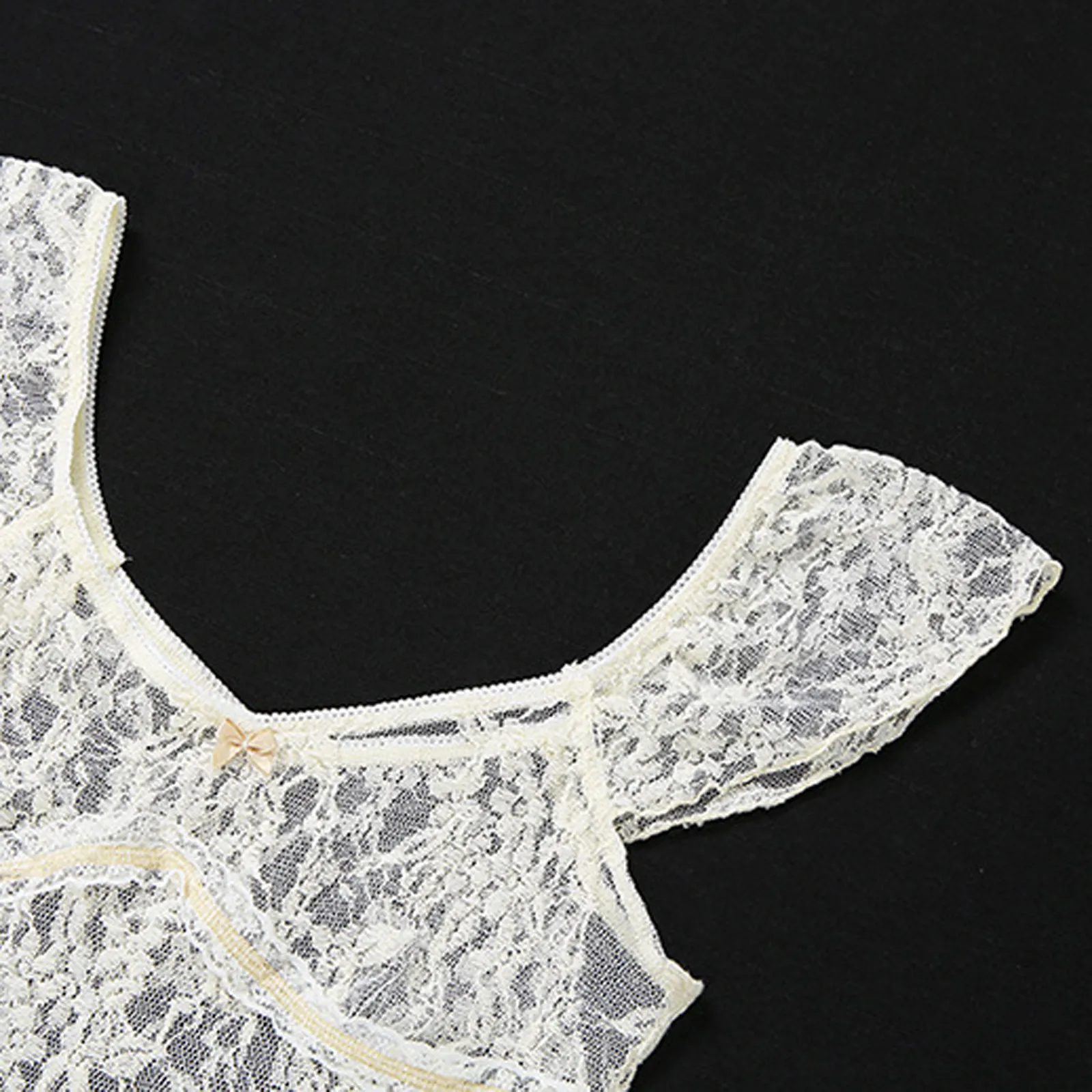 

Women's Sexy Solid Color Square Collar Floral Pullover Slim Tank Tops Blouse