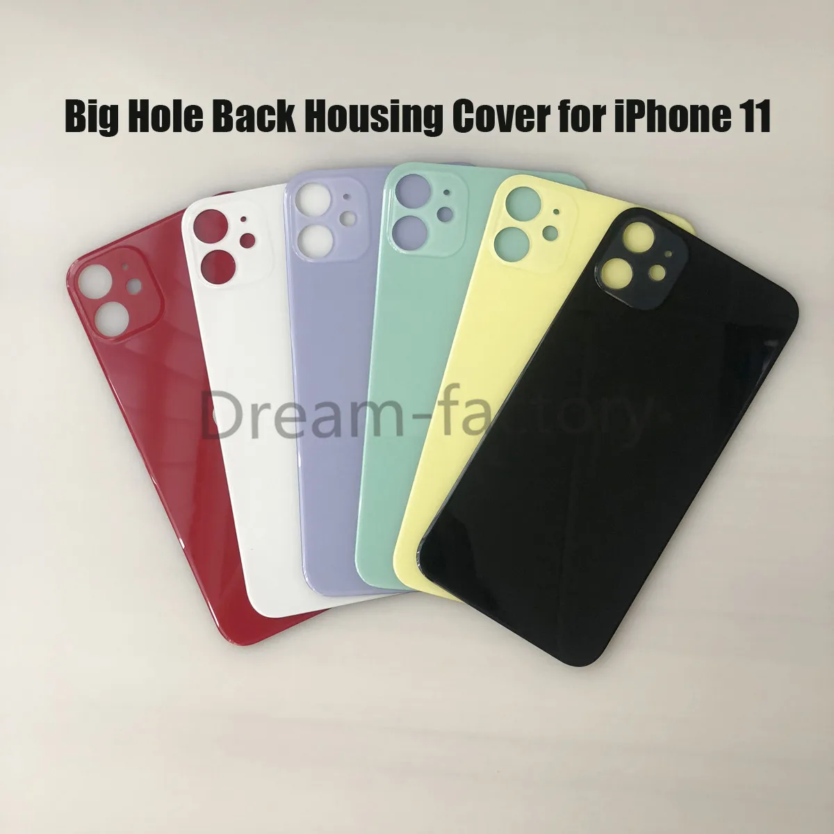 500 шт. задняя крышка батарейного отверстия для iPhone 11 Pro Max|Корпусы и рамки