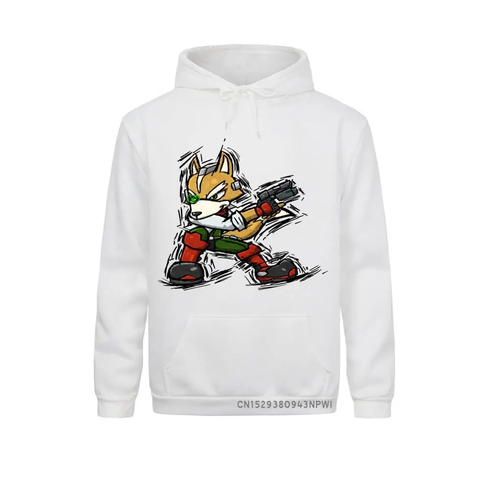 

Hip Hop Men Hoodies Star Fox Ensemble Awesome Illustration Artwork Printed Street Guys Hoody Coats Swag Camiseta