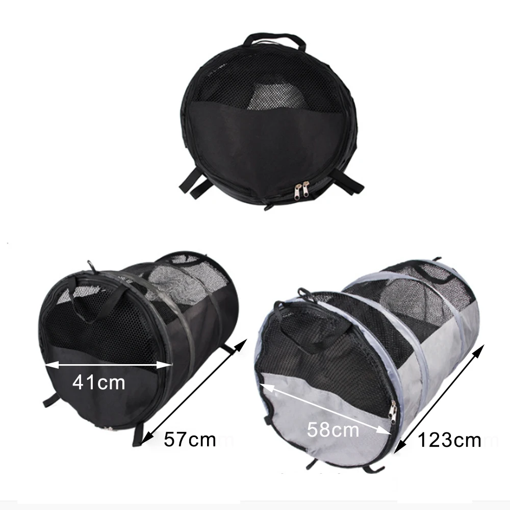 

Portable Pet Black Tent Carriers Foldable Car Pet Mat Back Seat Tent Breathable Waterproof Dog Cage Shape Travel Accessory
