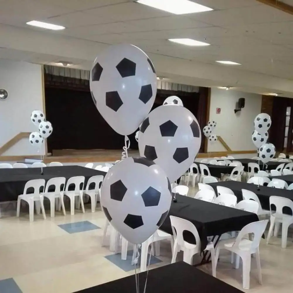 

130pcs Football Soccer Balloons Garland Arch Kit Football Theme Party Latex Foil Helium Air Ballon Birthday Party Decorations