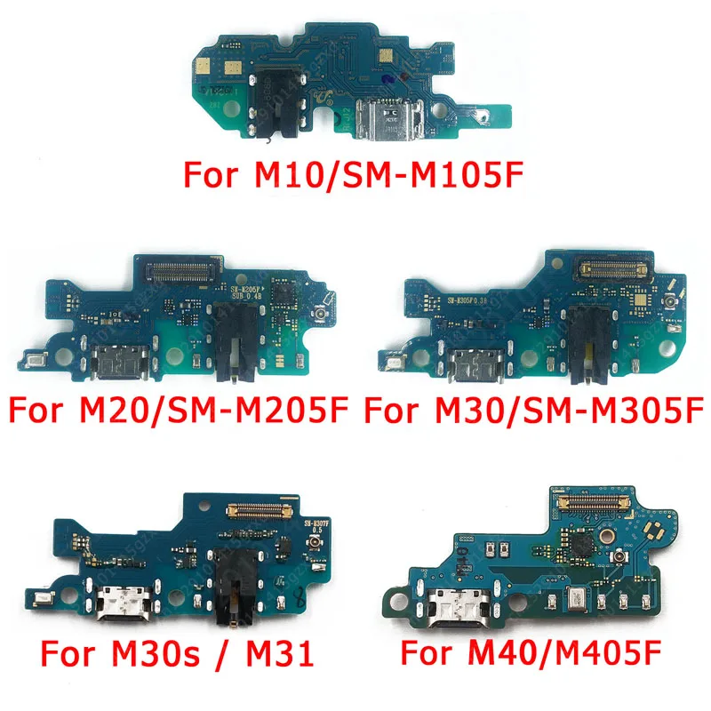 Оригинальная зарядная Плата USB для Samsung Galaxy M10 M20 M30 M30s M31 M40 порт зарядки PCB