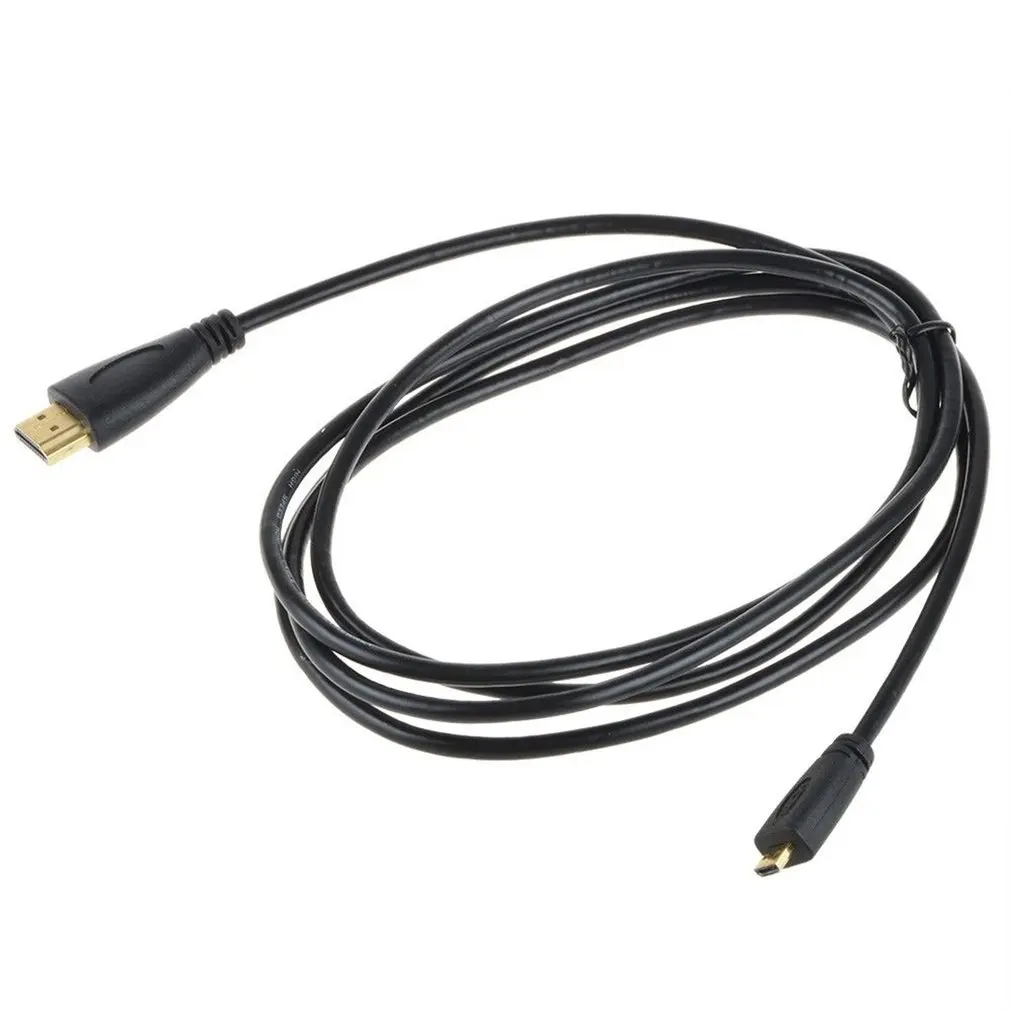 

1m 1080P Micro HDMI-совместимый с HDMI-адаптер, кабель для телефона, планшета, камеры, телевизора