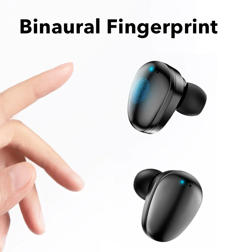 Миниатюрные наушники 5 0 Bluetooth TWS стереонаушники беспроводные водонепроницаемые