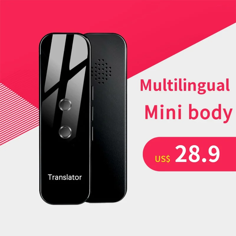 Голосовой/текстовый/фотографический переводчик G6 3 в 1 с Bluetooth мгновенный и