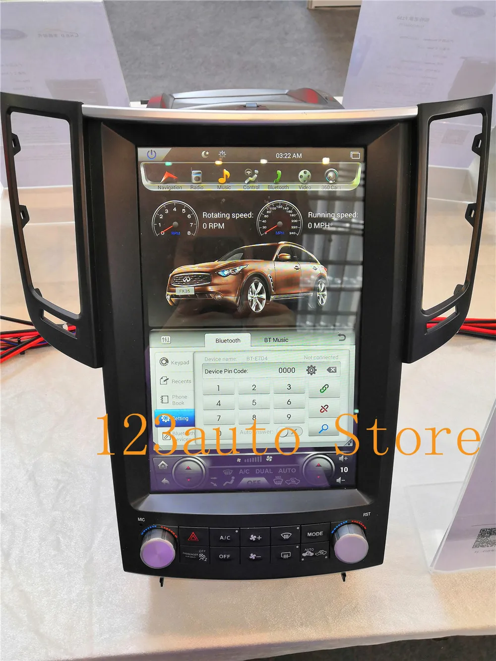 12 1 ''Tesla стиль Android 9 0 Авто DVD GPS плеер для Infiniti FX FX25 FX35 FX37 QX70 Мультимедиа
