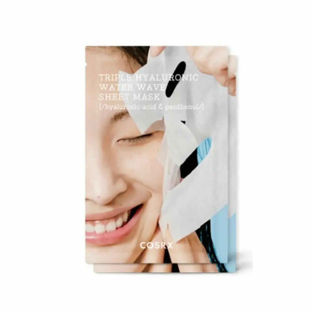 

COSRX Hydrium Triple Hyaluronic Water Wave Sheet Mask 3ea Acne Treatment Serum Whitening Moisturizer Skin Care Korean cosmetics