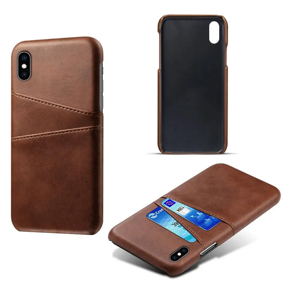 

Vintage Leather Wallet Card Slots Credit Card Phone Case For iPhone 11 12 Pro Max SE2020 XSMax XR 7 8 Plus Shockproof Back Cover