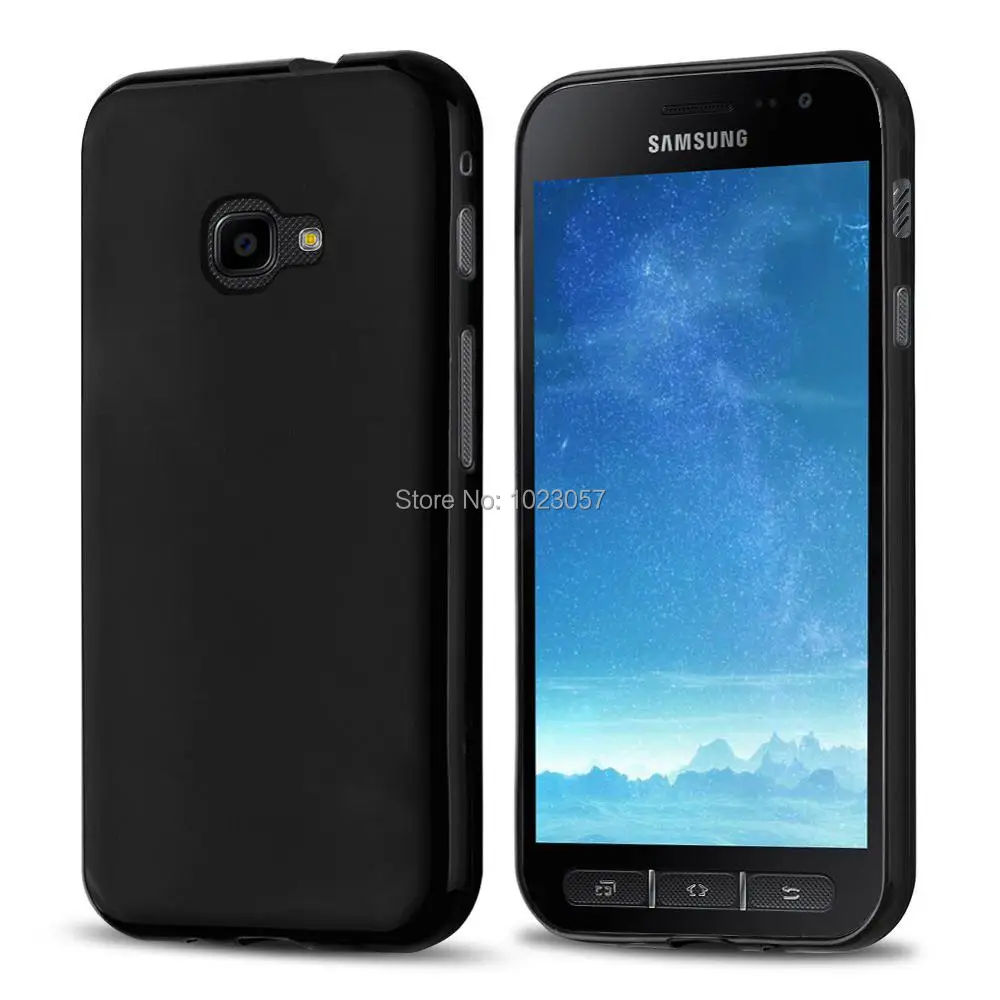 Для samsung Galaxy Xcover 4S SM-G398FN Чехол черный мягкий матовый Задняя накладка чехла из ТПУ для samsung Galaxy Xcover 4 G390F SM-G390F