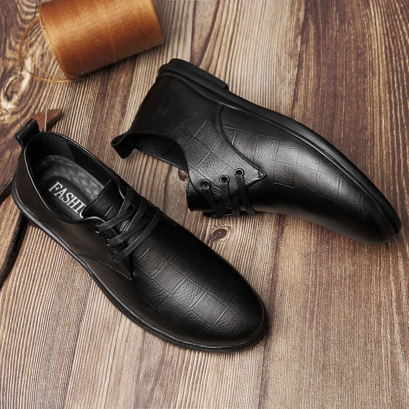 

New Fashion Men Oxford Genuine Leather Dress Shoes Brogue Lace Up Flats Male Casual wedding comfortable Shoes Big Size 37-46 w5