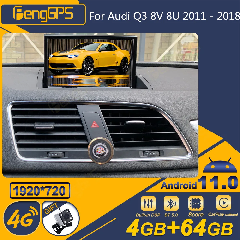 

Автомагнитола для Audi Q3, 8 в, 8U, 2011-2018, Android, 2Din, стереоприемник, Авторадио, мультимедийный плеер, GPS-навигация, головное устройство, экран