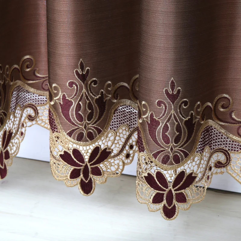 Элегантные Роскошные тканевые затемняющие шторы для гостиной розовые