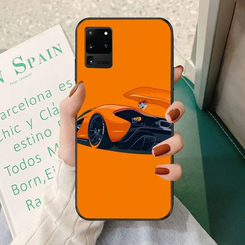 

Phone Case For Samsung A32 51 71 31 40 30s 21s Galaxy S9 10 20 Plus Note9 10pro 20 20ultra Racing M-Mclaren Soft Silicone