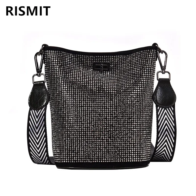 Bolsos Mujer ограниченная сумка-ведро из полиуретана и полиэстера Rismit 2019 Весна Лето
