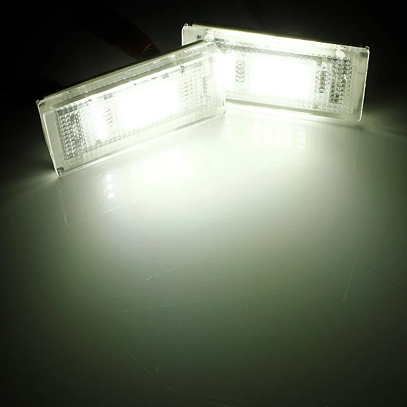 2 шт. 18 светодиодов 6000K для HID номерного знака Лампа BMW E46 4D 4 двери 323i 325i 328i 99 03 без