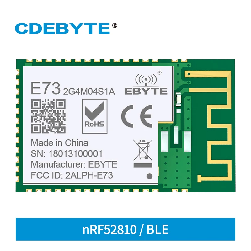 E73 2G4M04S1A Bluetooth nRF52810 модуль 2 4 ГГц 5 МВт PCB антенна IoT uhf беспроводной