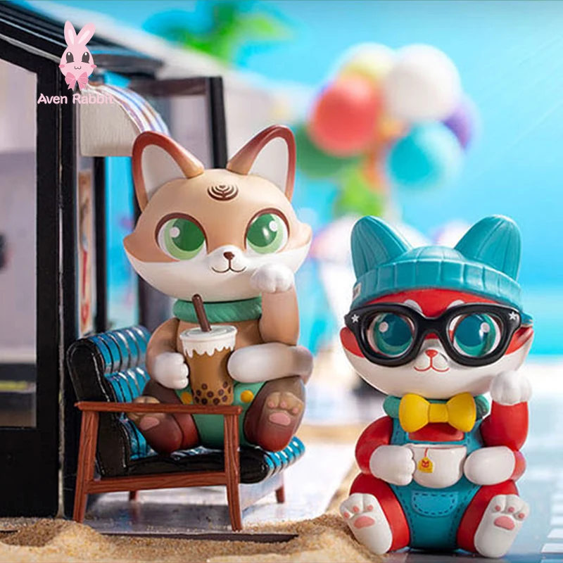 

Blind Box Toys New Cassy Cat Drinks Blind Box Guess Bag Caja Ciega Blind Bag Toys Anime Figures Cute Desktop Ornaments Model