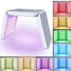 Аппарат для фототерапии и светодиодный моложения кожи лица, 7 цветов