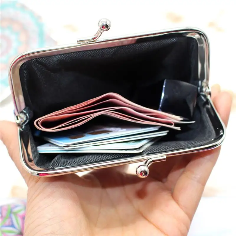 Этнический стиль волны застежка клатч для женщин девочек миниатюрная монетная