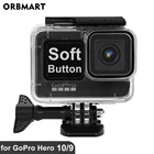 Водонепроницаемый чехол для GoPro Hero 10 9, черный защитный чехол для подводной съемки с фильтром для Go Pro 9, аксессуары