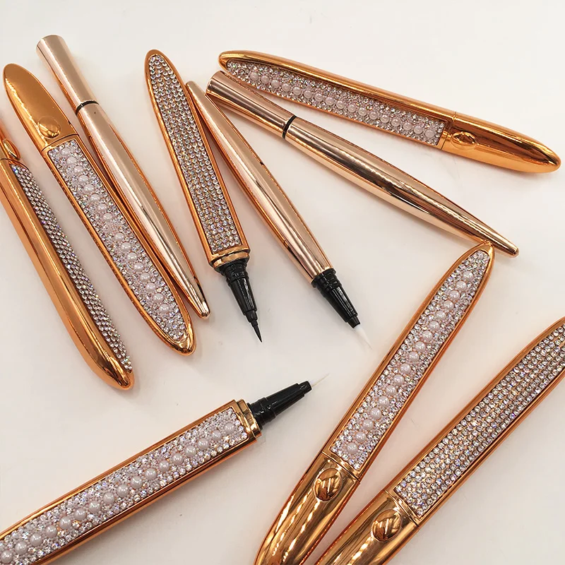 Быстросохнущая черная прозрачная подводка для глаз алмазная Волшебная